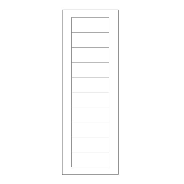 Laser Band - Blank Label Sheet w/10 Labels 8-1/2" x 11"
